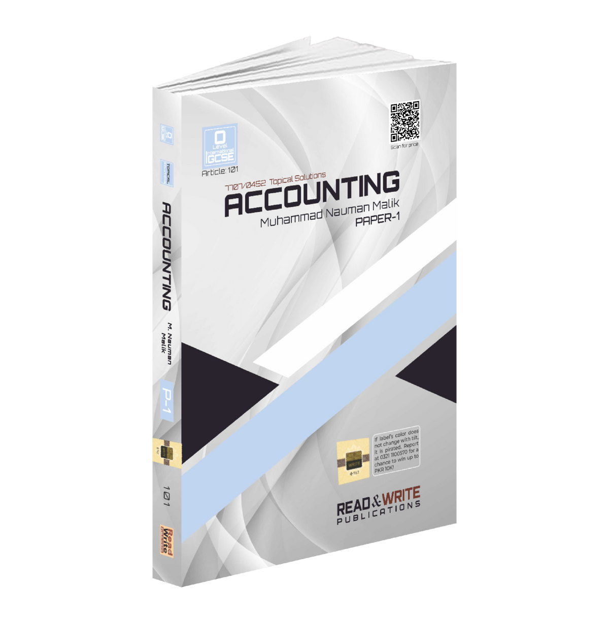 101 Accounting O-Level/IGCSE MCQ'S P-1 Topical Worked Solutions
