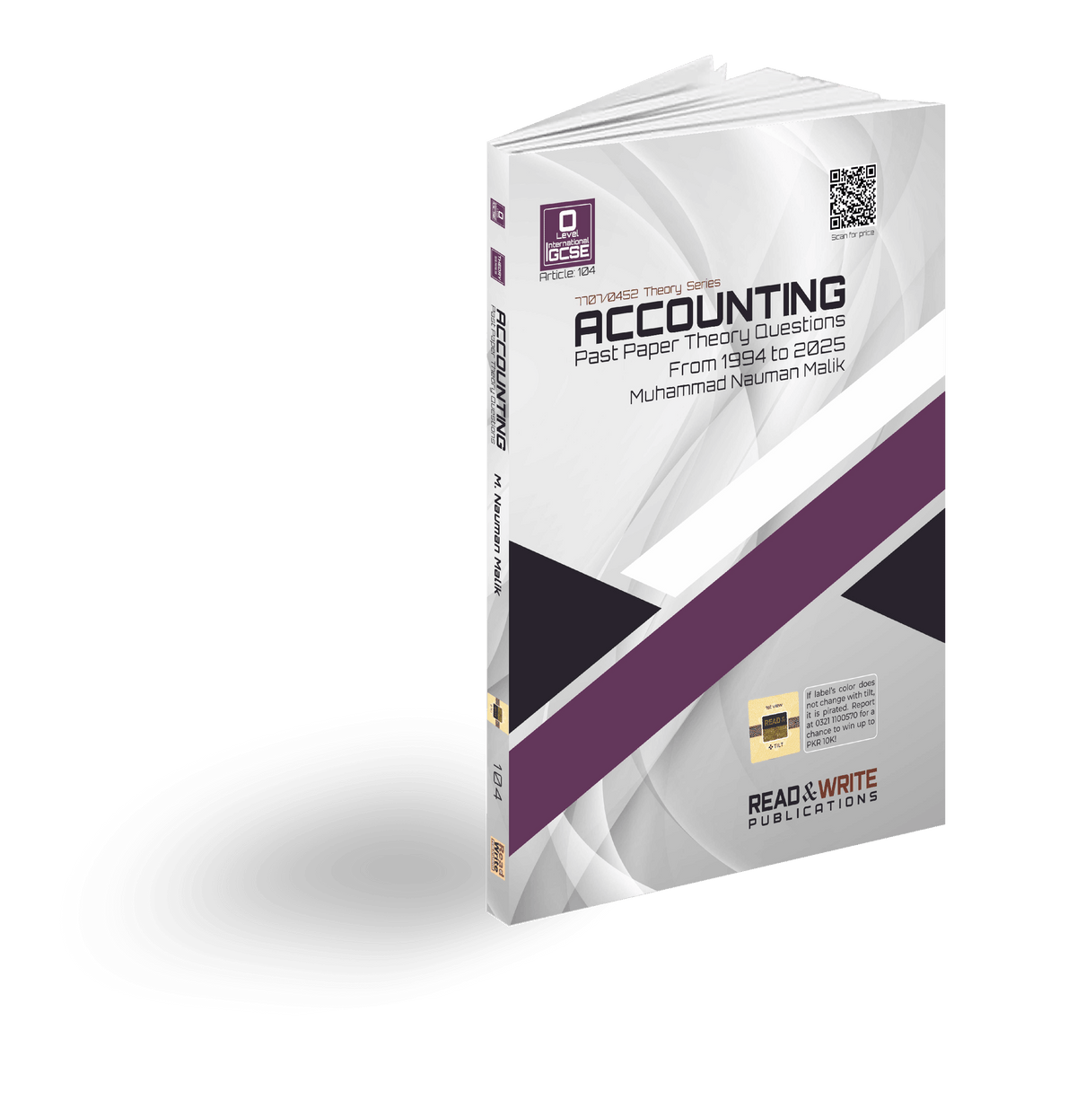 104 Accounting O-Level/IGCSE Past Papers Theory Questions