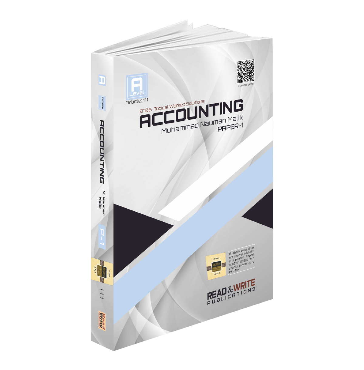 111 Accounting AS-Level MCQ's Paper-1 Topical Worked Solutions