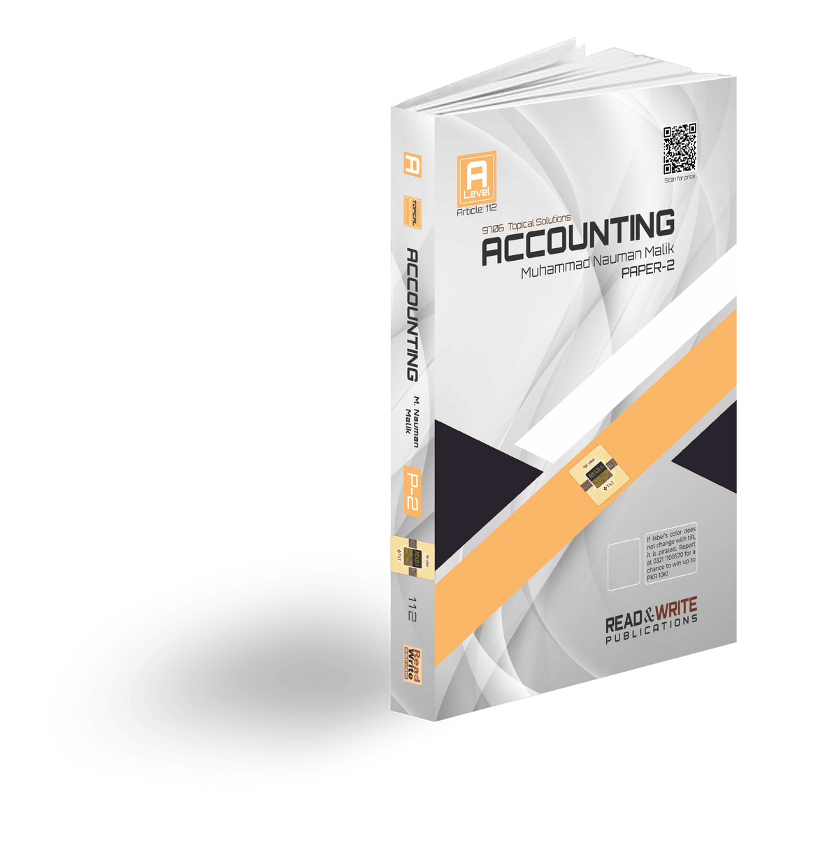 112 Accounting AS Level Paper 2 Topical Worked Solutions