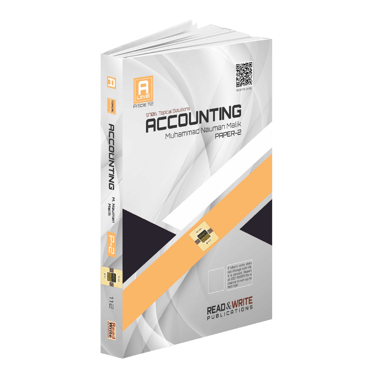 112 Accounting AS Level Paper 2 Topical Worked Solutions