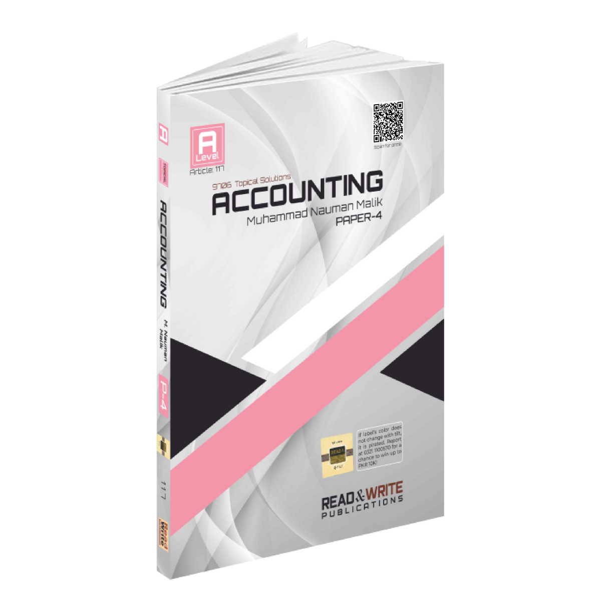 117 Accounting A2 Level Paper-4 Topical Worked Solutions