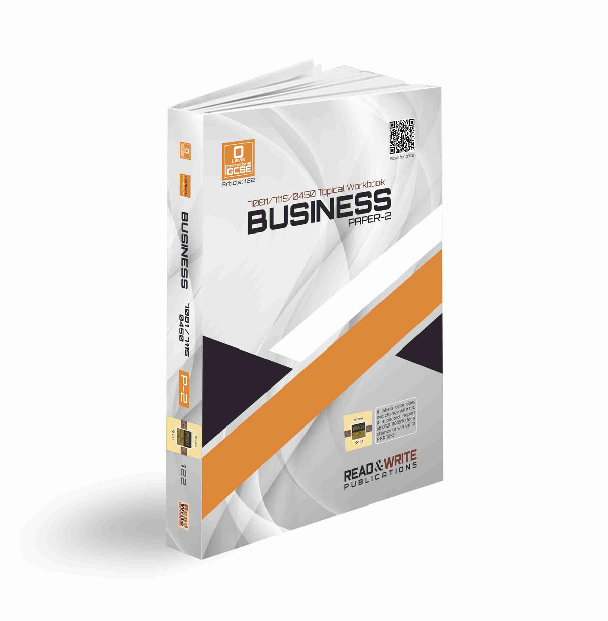 122 Business O-Level/IGCSE Paper-2 Topical Workbook