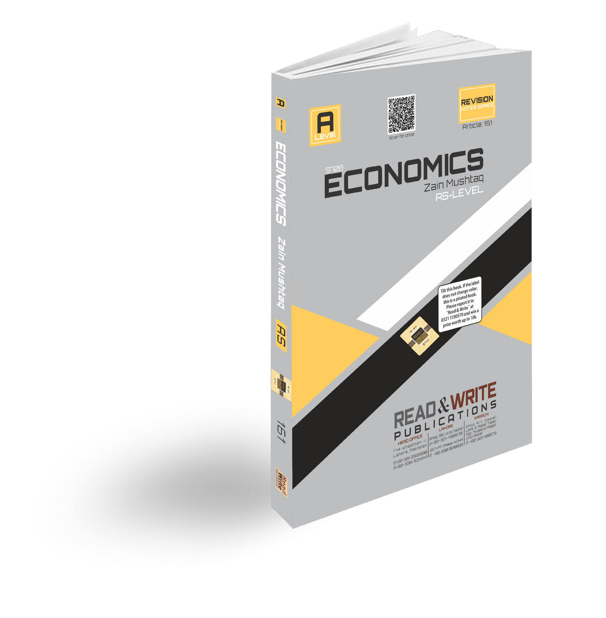 161 Economics As Level Revision Notes Series By Zain Mushtaq