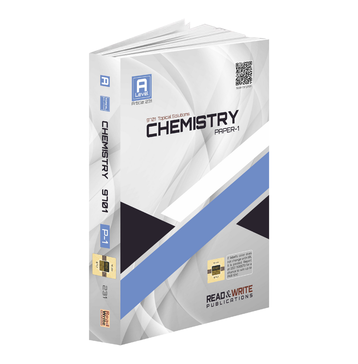 231 Chemistry AS Level Paper-1 Topical Solved MCQ,s