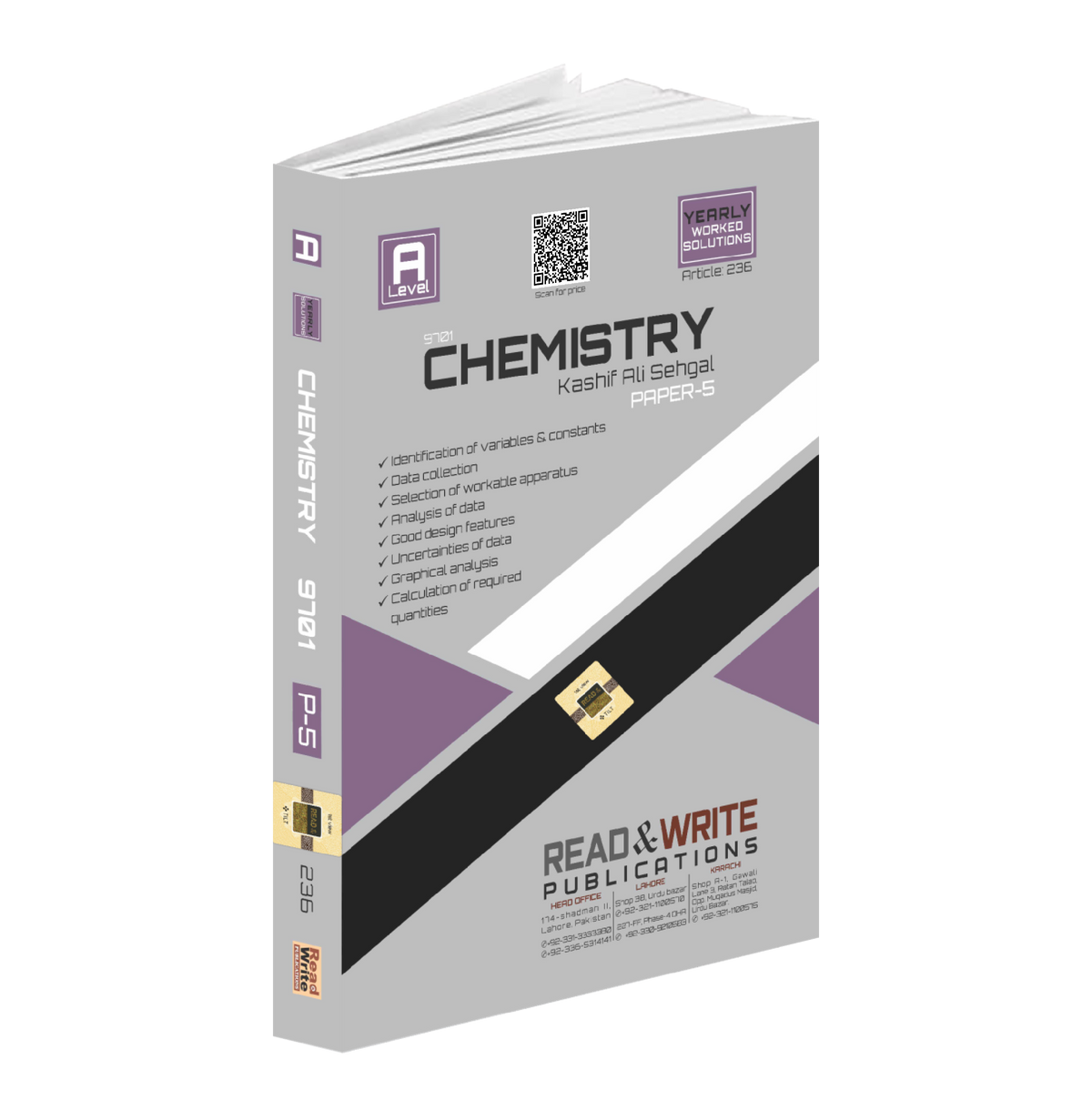 236 Chemistry A Level Paper-5 Worked Solutions