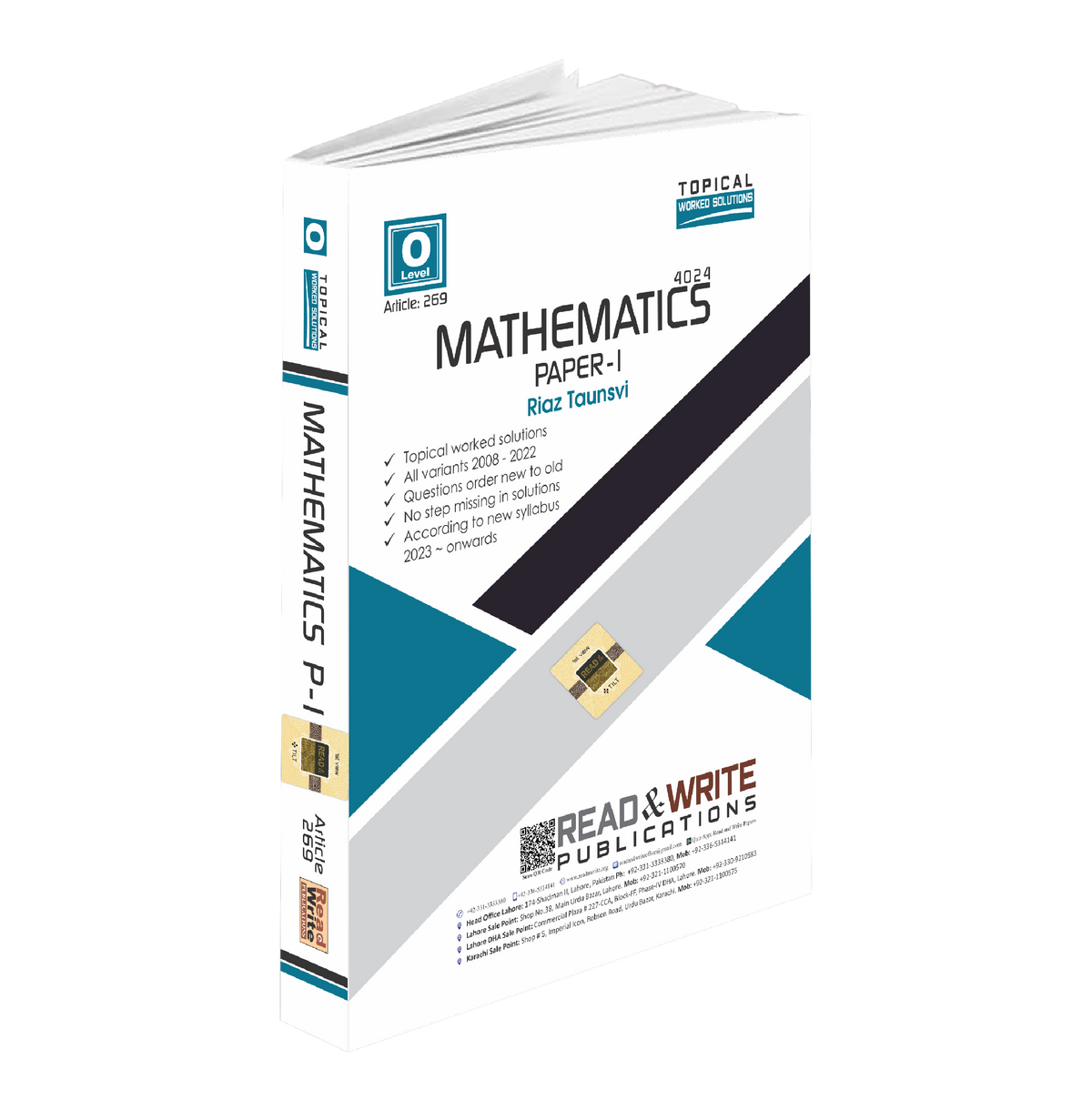 269 Math O Level Paper-1 Topical Worked Solution By Riaz Taunsvi