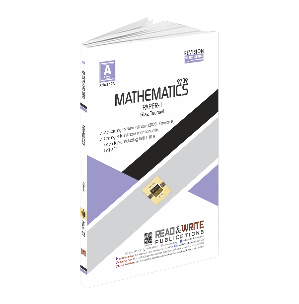 277 Mathematics A Level Paper -1 Revision Notes