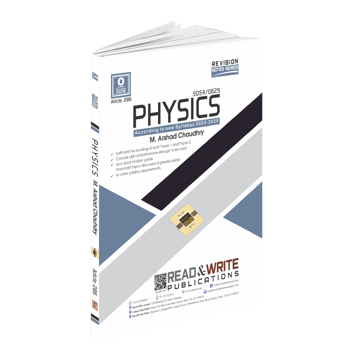286 Physics OLevel/IGCSE Revision Notes Series