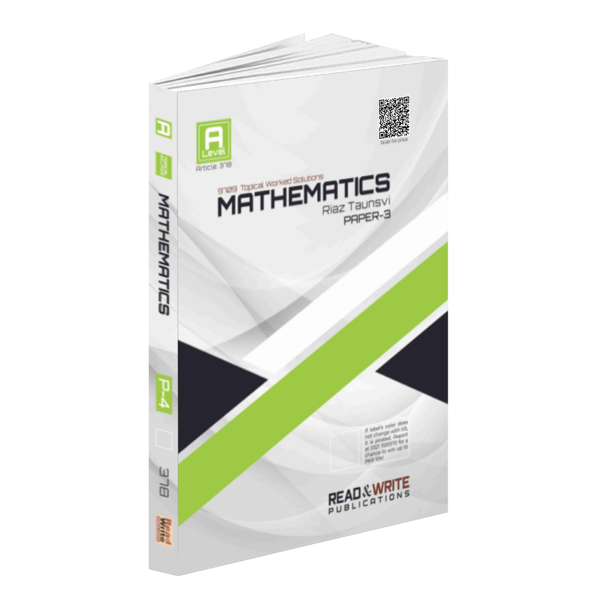 378 Mathematics A Level Paper 3 Topical Worked Solutions