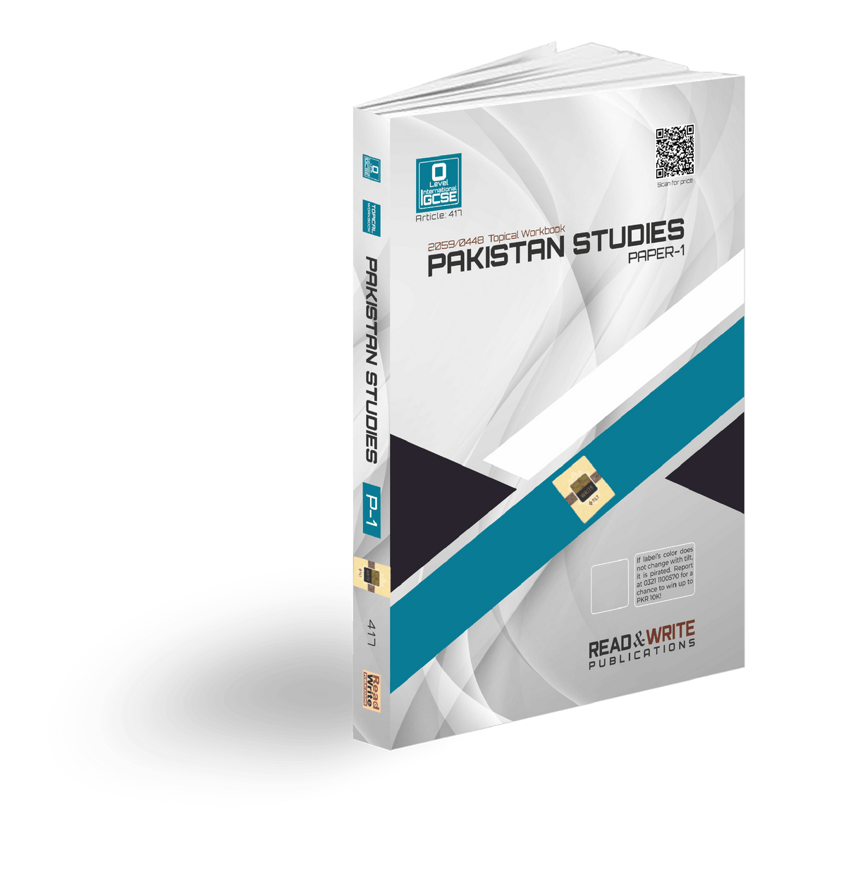 417 Pakistan Studies O Level/IGCSE Paper-1 Topical Workbook Unsolved