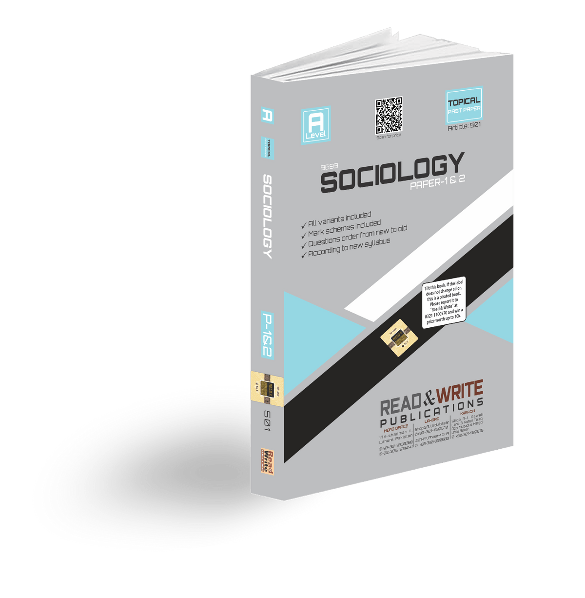 501 Sociology A Level Paper 1 & 2 Topical Past Paper