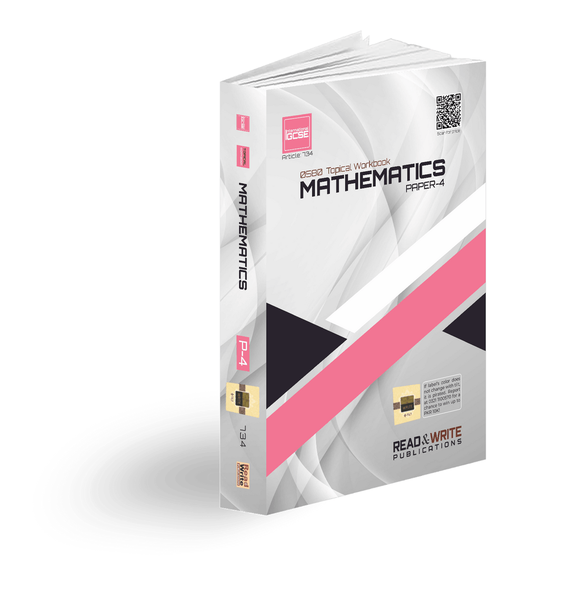 734 Mathematics IGCSE Paper-4 (Extended) Topical Workbook