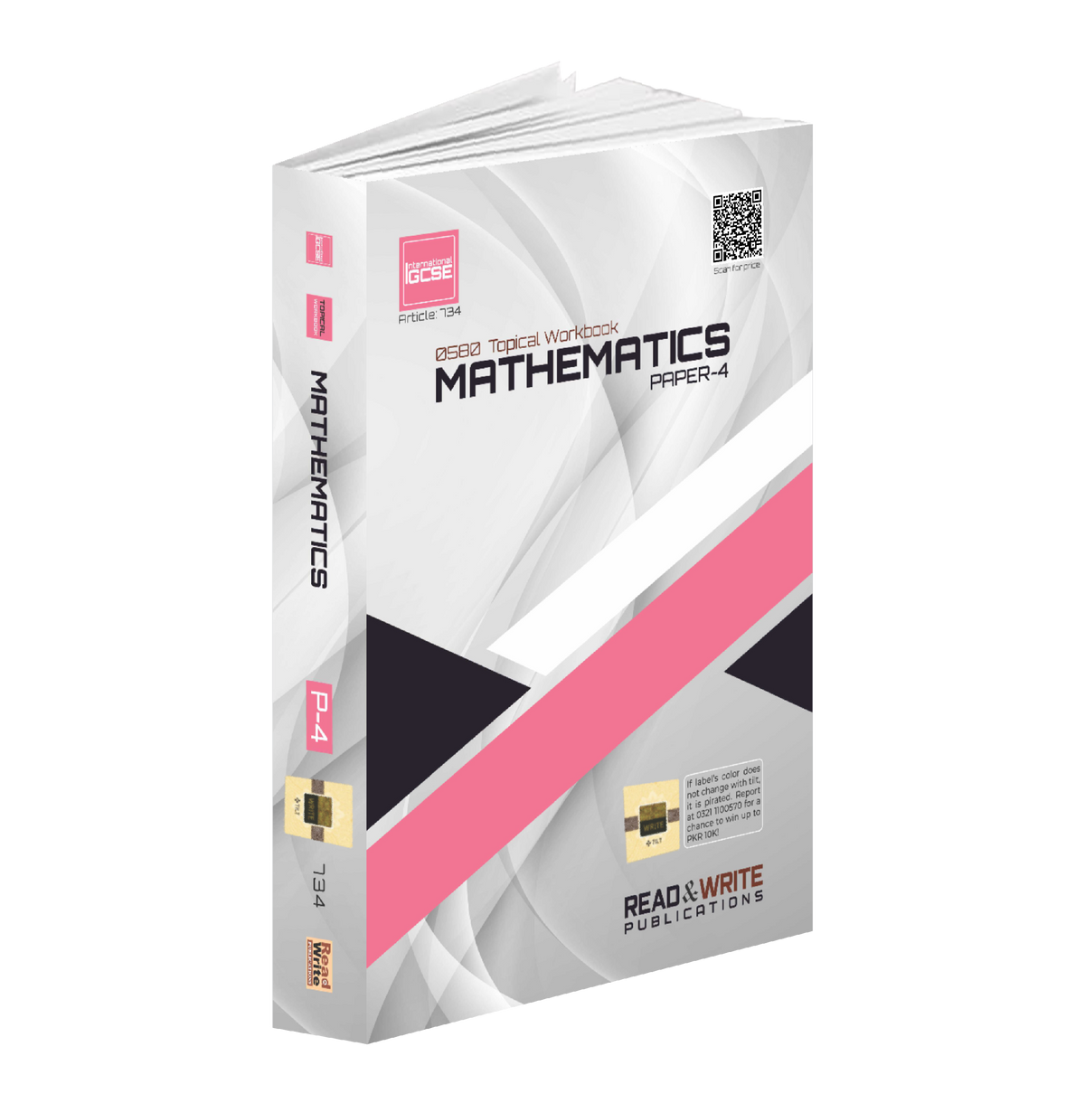 734 Mathematics IGCSE Paper-4 (Extended) Topical Workbook