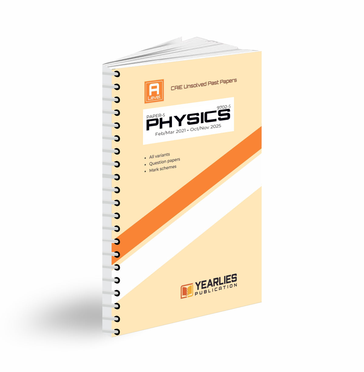 9702-5 Physics A Level Paper 5 Yearly Past Papers (MJ 2021–ON 2025)