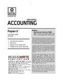 102 Accounting O Level/IGCSE Paper 2 Topical Worked Solutions