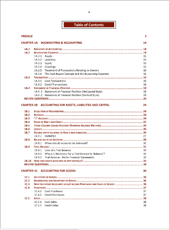 105 Accounting O Level Theory and Practice