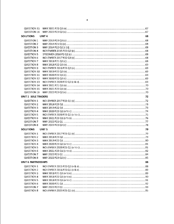 112 Accounting AS Level Paper 2 Topical Worked Solutions