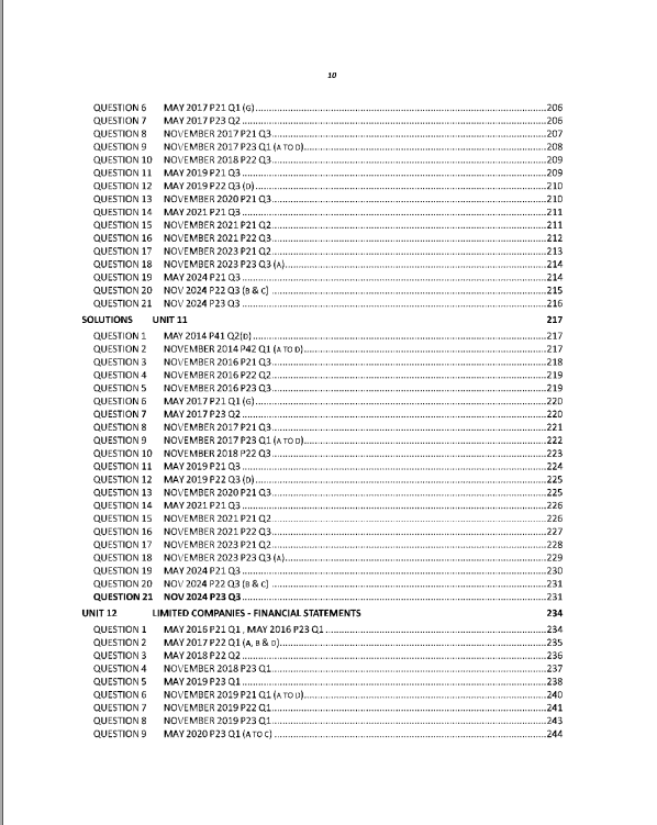 112 Accounting AS Level Paper 2 Topical Worked Solutions