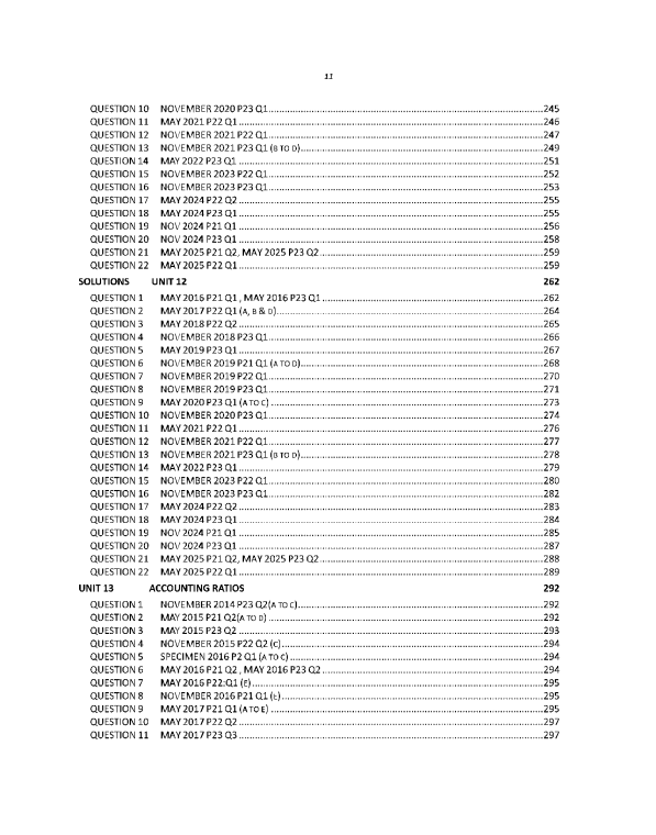 112 Accounting AS Level Paper 2 Topical Worked Solutions