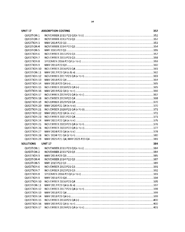 112 Accounting AS Level Paper 2 Topical Worked Solutions