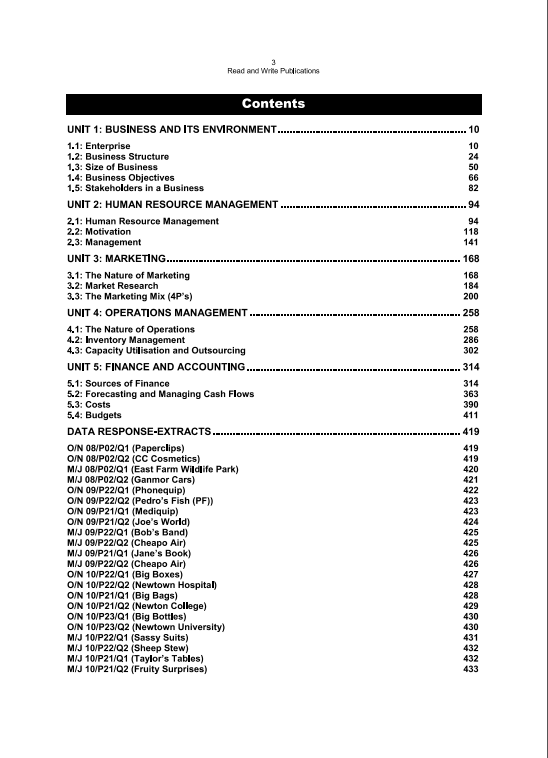138 Business A Level Paper 2 Topical Past paper