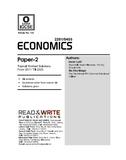 142 Economics OLevel/IGCSE Paper 2 Topical Worked Solutions By Imran Latif
