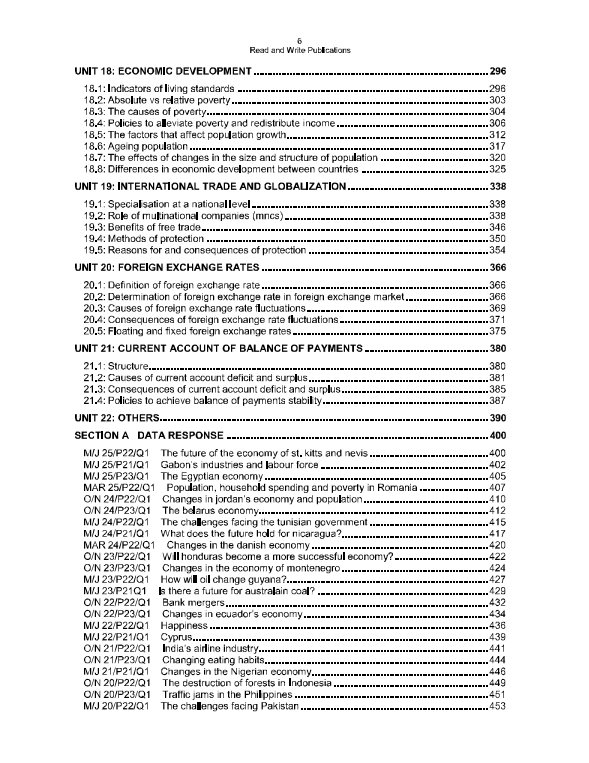 142 Economics OLevel/IGCSE Paper 2 Topical Worked Solutions By Imran Latif