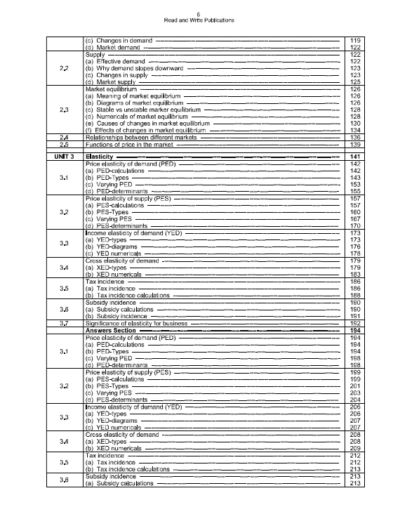 151 Economics AS Level Paper 1 (MCQ's) Topical Worked Solutions
