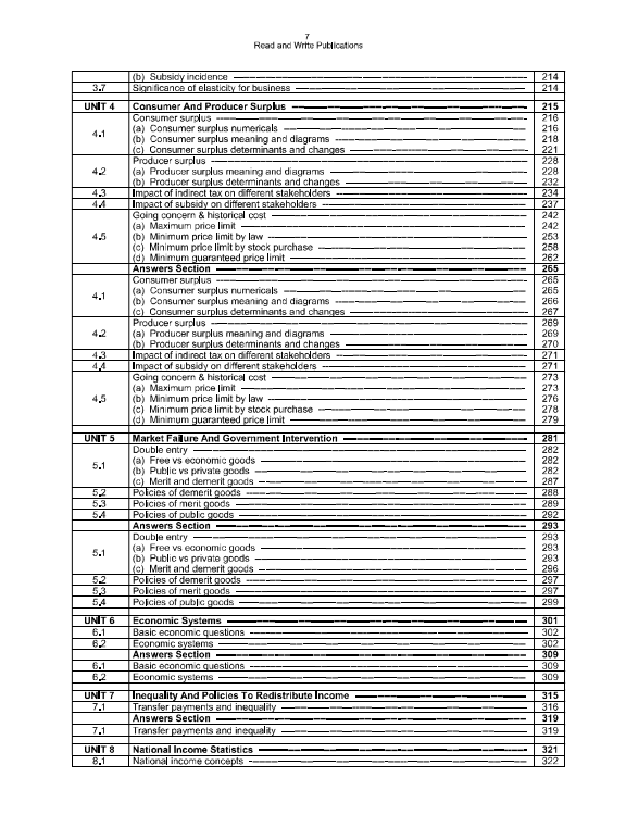 151 Economics AS Level Paper 1 (MCQ's) Topical Worked Solutions