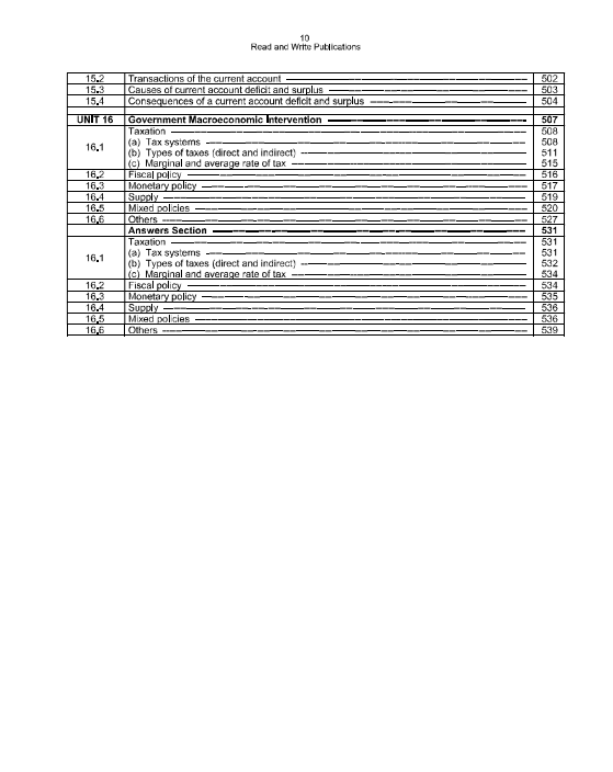 151 Economics AS Level Paper 1 (MCQ's) Topical Worked Solutions