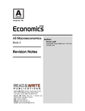 158 Macro Economics AS Level Revision Notes Series Book 2 by Imran Latif