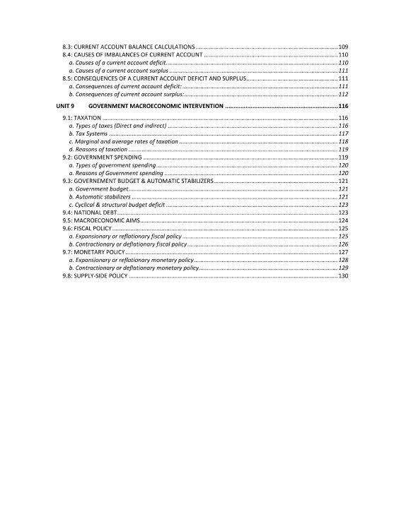 158 Macro Economics AS Level Revision Notes Series Book 2 by Imran Latif