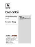 159 Micro Economics A2 Level Revision Notes Series Book 3 by Imran Latif