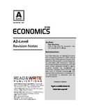 162 Economics A2 Level Revision Notes Series By Zain Mushtaq