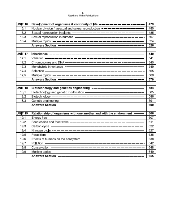 201 O Level Biology Paper 1 MCQ's Topical Worked Solutions