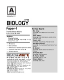 211 Biology As Level Paper 1 (MCQ's) Topical Worked Solutions
