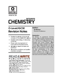 225 Chemistry O-Level/IGCSE Revision Notes Series by Ali Waheed