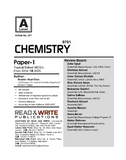 231 Chemistry AS Level Paper-1 Topical Solved MCQ,s