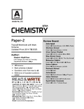 232 Chemistry A Level Paper 2 Topical Workbook with Mark Scheme