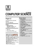 242 Computer Science O Level/IGCSE Paper-2 Topical Workbook