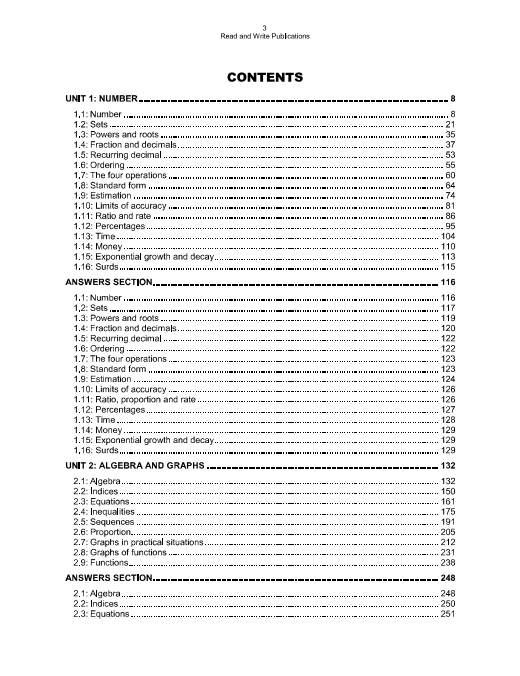 261 Mathematics O Level Paper 1 Topical Workbook