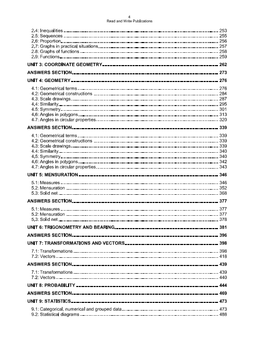 261 Mathematics O Level Paper 1 Topical Workbook
