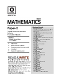 262 Mathematics O Level Paper 2 Topical Workbook