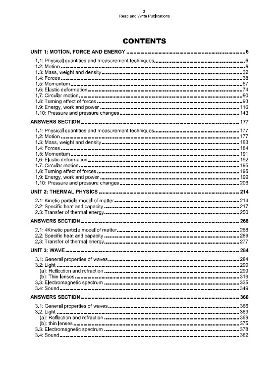 282 Physics O Level Paper 2 Topical Workbook by Ms. Uzma Imran
