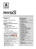 292 Physics A Level Paper 2 Topical Workbook