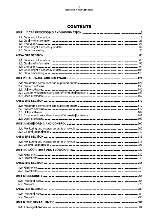 311 A Level Information Technology Paper-1 Topical Workbook