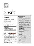 744 Physics IGCSE Paper-4 Topical Workbook