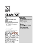 407 Islamiyat O Level/IGCSE Paper 1 Topical Workbook