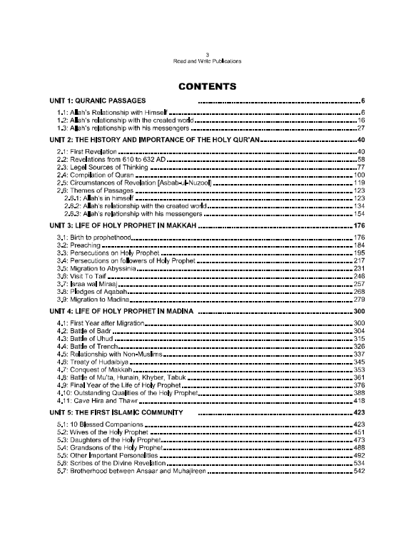 407 Islamiyat O Level/IGCSE Paper 1 Topical Workbook
